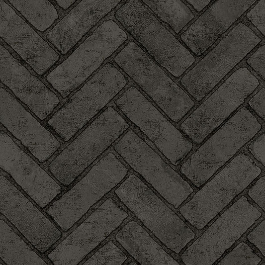 Purchase 4134-72533 Chesapeake Wallpaper, Canelle Brick Herringbone - Wildflower