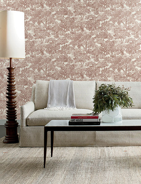 Purchase 4134-72562 Chesapeake Wallpaper, Spinney Toile - Wildflower12