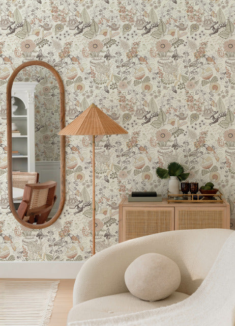 Purchase 4135-12807 A-Street Wallpaper, Whimsy Coral Fauna - Whimsy12