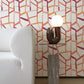 Purchase 4135-25846 A-Street Wallpaper, Tate Pink Geometric Linen - Whimsy12