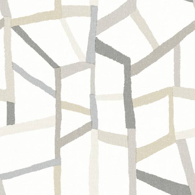 Purchase 4135-25848 A-Street Wallpaper, Tate Grey Geometric Linen - Whimsy