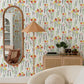 Purchase 4135-27276 A-Street Wallpaper, Mabel Yellow Floral Field - Whimsy12