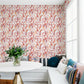 Purchase 4135-27279 A-Street Wallpaper, Nathalie Coral Abstract Blooms - Whimsy1