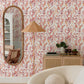 Purchase 4135-27279 A-Street Wallpaper, Nathalie Coral Abstract Blooms - Whimsy12