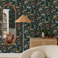 Purchase 4135-27285 A-Street Wallpaper, Rigby Navy Jungle Animals - Whimsy12