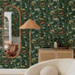 Purchase 4135-27286 A-Street Wallpaper, Rigby Green Jungle Animals - Whimsy12