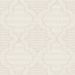 Purchase 4135-27291 A-Street Wallpaper, Ernest Taupe Quilted Quatrefoil - Whimsy