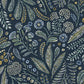 Purchase 4135-27293 A-Street Wallpaper, Briar Navy Floral - Whimsy