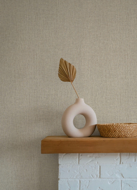 Purchase 4135-6910 A-Street Wallpaper, Cromie Taupe Texture - Whimsy12