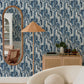 Purchase 4135-72700 A-Street Wallpaper, Tulum Blue Surreal Shapes - Whimsy12