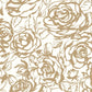 Purchase 4135-72708 A-Street Wallpaper, Nelda Gold Rose - Whimsy