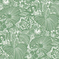 Purchase 4135-72714 A-Street Wallpaper, Idalia Green Floral Flamingo - Whimsy