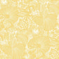 Purchase 4135-72715 A-Street Wallpaper, Idalia Yellow Floral Flamingo - Whimsy