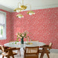 Purchase 4135-72717 A-Street Wallpaper, Idalia Coral Floral Flamingo - Whimsy1