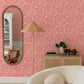 Purchase 4135-72717 A-Street Wallpaper, Idalia Coral Floral Flamingo - Whimsy12