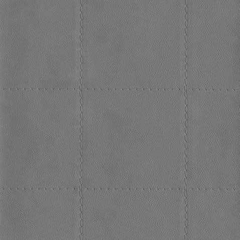 Purchase 4140-3744 Warner Wallpaper, Fair 'N Square Grey Faux Leather - Dimensional Accents