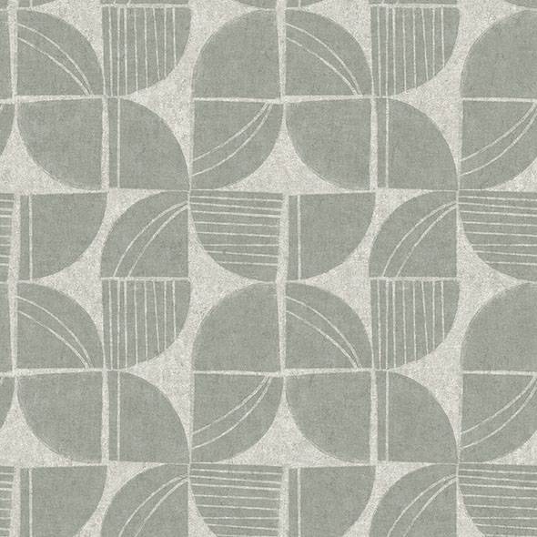 Purchase 4141-27113 A-Street Prints Wallpaper, Baxter Sea Green Semicircle Mosaic - Solace