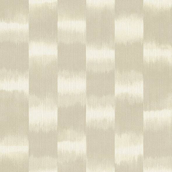 Purchase 4141-27118 A-Street Prints Wallpaper, Baldwin Champagne Shibori Stripe - Solace