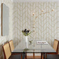 Purchase 4141-27139 A-Street Prints Wallpaper, Harlow Gold Curved Contours - Solace12