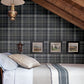 Purchase 4142-72635 Chesapeake Wallpaper, Dutton Plaid Indigo - Yellowstone1