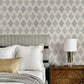 Purchase 4142-72663 Chesapeake Wallpaper, Stitched Heirloom Indigo - Yellowstone1