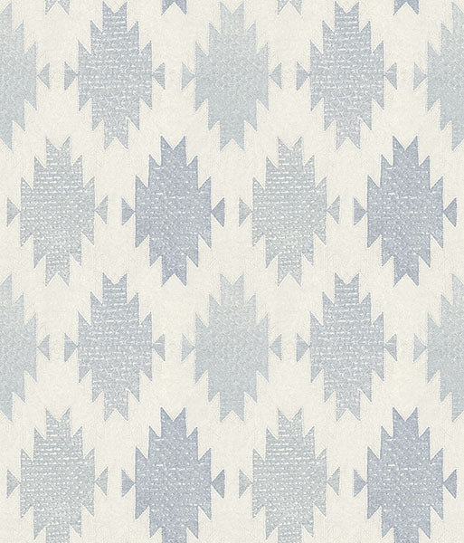 Purchase 4142-72663 Chesapeake Wallpaper, Stitched Heirloom Indigo - Yellowstone
