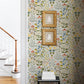 Purchase 4143-22001 A-Street Wallpaper, Groh Green Floral - Botanica12
