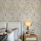 Purchase 4143-22004 A-Street Wallpaper, Groh Neutral Floral - Botanica1