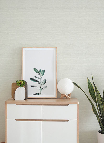 Purchase 4143-24281 A-Street Wallpaper, Agave Off-White Faux Grasscloth - Botanica12