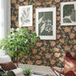 Purchase 4143-34026 A-Street Wallpaper, Bernadina Black Rosebush - Botanica1