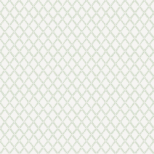 Purchase 4143-34036 A-Street Wallpaper, Trevor Sage Leaf Trellis - Botanica