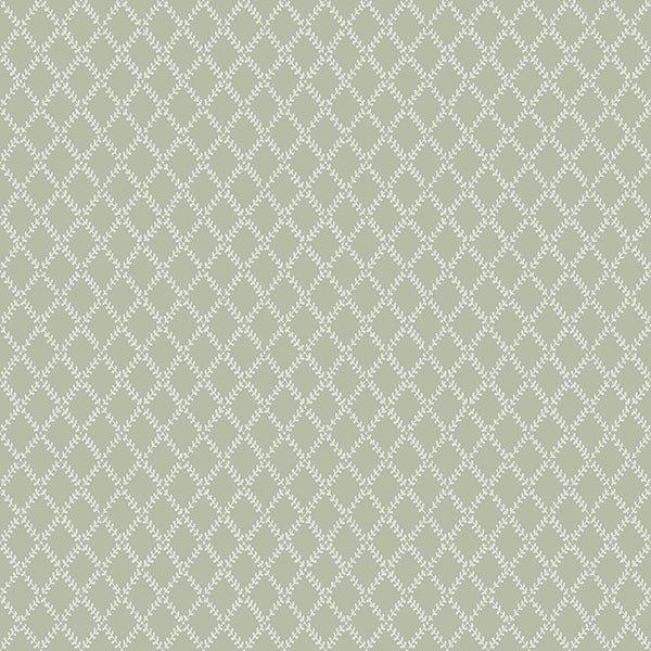 Purchase 4143-34037 A-Street Wallpaper, Trevor Moss Leaf Trellis - Botanica