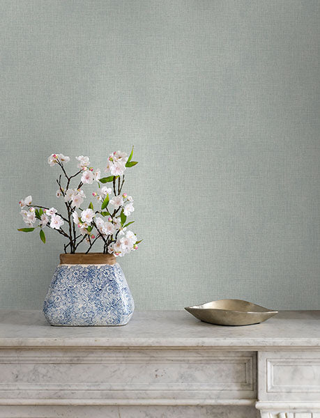 Purchase 4144-9118 Advantage Wallpaper, Glenburn Light Grey Woven Shimmer - Perfect Plains1