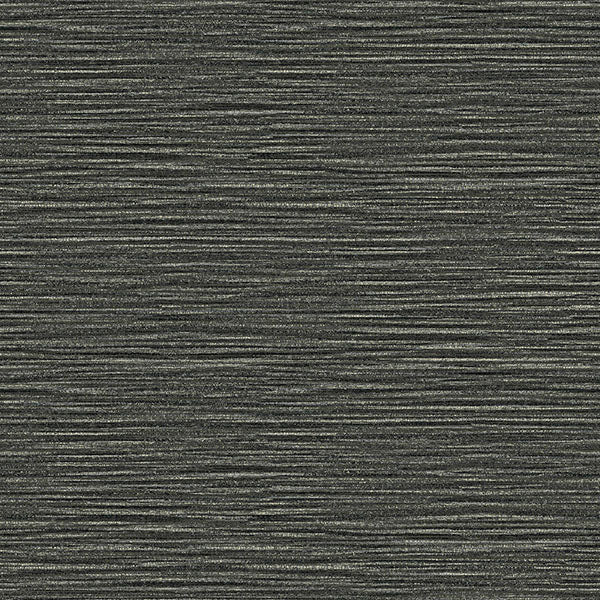 Purchase 4144-9132 Advantage Wallpaper, Hazen Black Shimmer Stripe - Perfect Plains