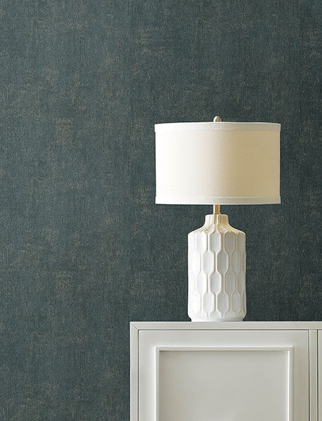 Purchase 4144-9169 Advantage Wallpaper, Edmore Slate Faux Suede - Perfect Plains1