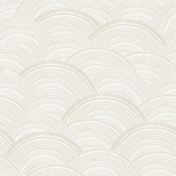 Purchase 4146-27201 A-Street Wallpaper, Encircle Dove Geometric Wallpaper - Harmony