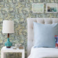 Purchase 4146-27217 A-Street Wallpaper, Wanderer Evergreen Mosiac Wallpaper - Harmony12