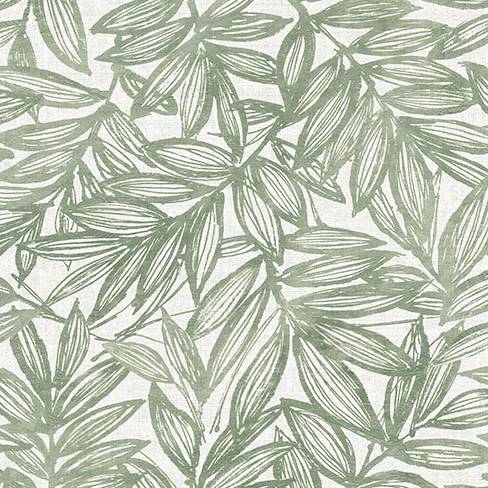 Purchase 4146-27231 A-Street Wallpaper, Rhythmic Sage Leaf Wallpaper - Harmony