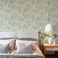 Purchase 4146-27231 A-Street Wallpaper, Rhythmic Sage Leaf Wallpaper - Harmony12