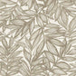 Purchase 4146-27233 A-Street Wallpaper, Rhythmic Taupe Leaf Wallpaper - Harmony