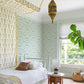 Purchase 4146-27236 A-Street Wallpaper, Solola Aqua Ikat Wallpaper - Harmony1