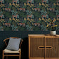 Purchase 4146-27248 A-Street Wallpaper, Caspian Navy Jungle Prowl Wallpaper - Harmony12