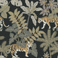 Purchase 4146-27249 A-Street Wallpaper, Caspian Charcoal Jungle Prowl Wallpaper - Harmony