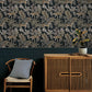 Purchase 4146-27249 A-Street Wallpaper, Caspian Charcoal Jungle Prowl Wallpaper - Harmony12