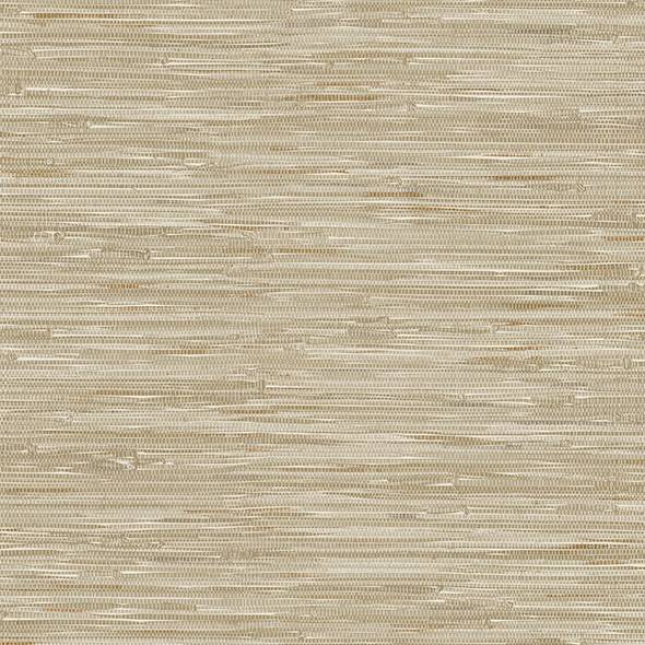 Purchase 4146-27259 A-Street Wallpaper, Exhale Light Brown Woven Faux Grasscloth Wallpaper - Harmony