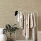 Purchase 4147-27259 A-Street Wallpaper, Exhale Light Brown Woven Faux Grasscloth - Haberdashery1
