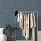 Purchase 4147-27260 A-Street Wallpaper, Exhale Indigo Woven Faux Grasscloth - Haberdashery1