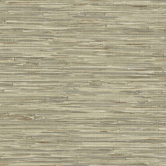 Purchase 4147-27262 A-Street Wallpaper, Exhale Olive Woven Faux Grasscloth - Haberdashery