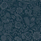 Purchase 4147-27360 A-Street Wallpaper, Marta Navy Floral Trail - Haberdashery