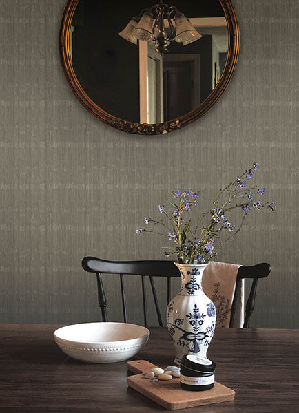 Purchase 4147-27364 A-Street Wallpaper, Somerset Stone Abstract Stripe - Haberdashery1